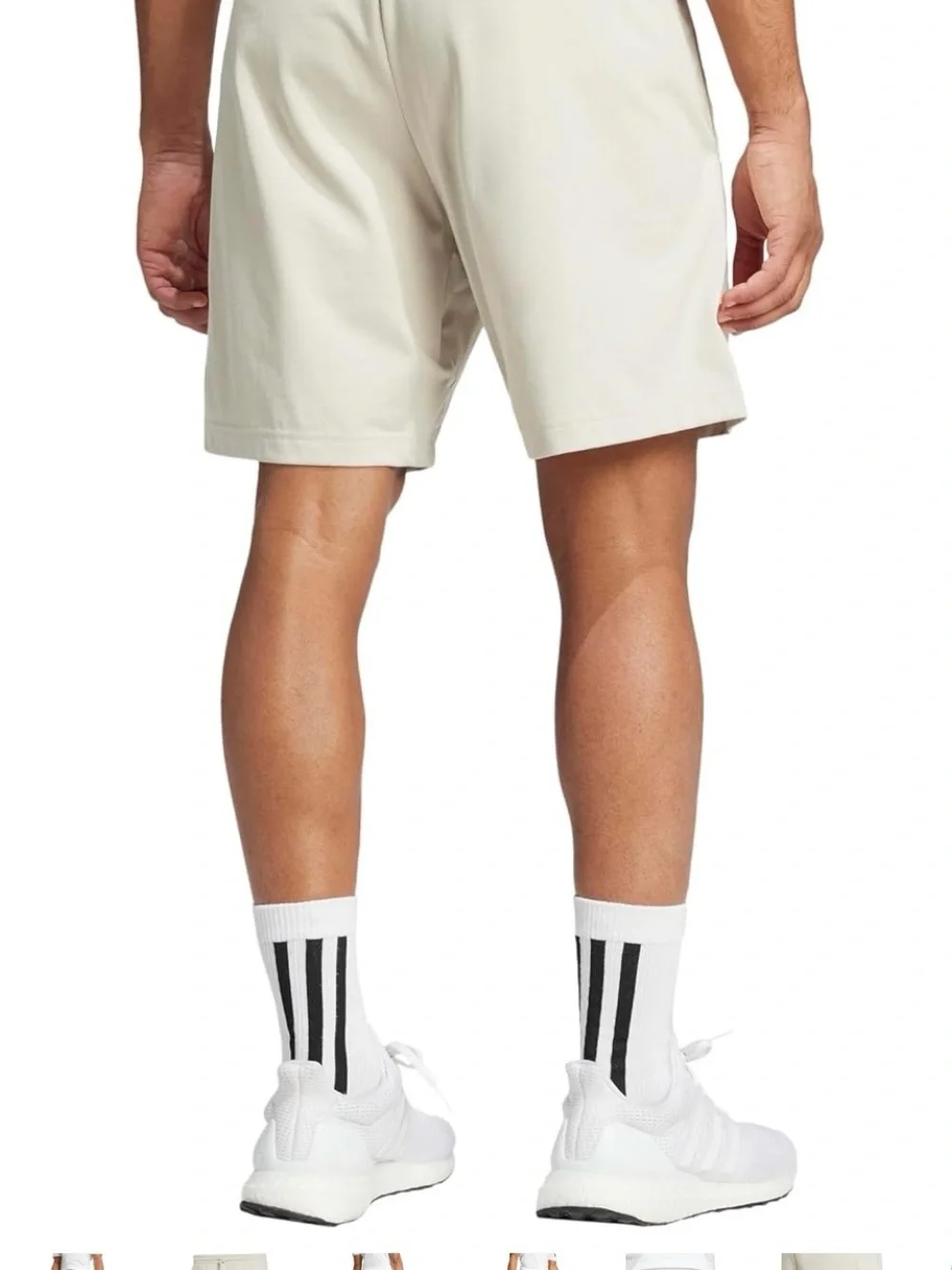 adidas Men's Essentials Big Logo Single Jersey 7-Inch Shorts